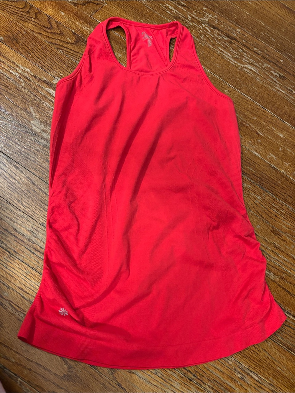 Athleta Bright Red Racerback Performance Tank Size Small